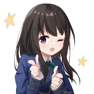 ⭐ emoji 和泉守兼定 | TRʸᵘʲᶦ's pack by @prinzeugen_robot Telegram sticker 3 of 114
