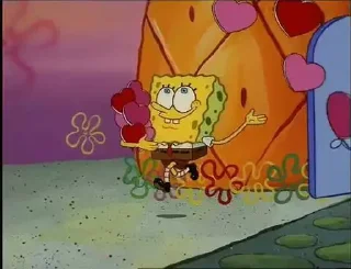 Sticker from spongebob | @histupidiloveyou