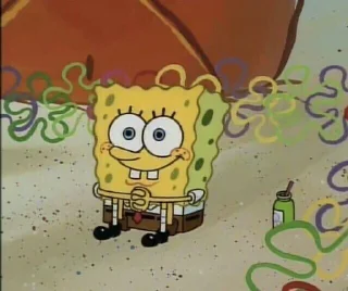 Sticker from spongebob | @histupidiloveyou