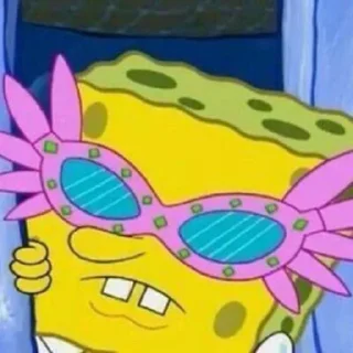 Sticker from spongebob | @histupidiloveyou