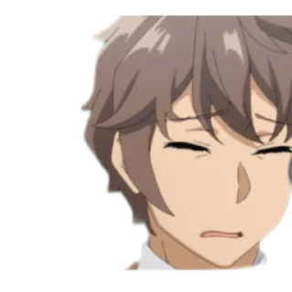 😣 emoji Senpai mai Telegram sticker 7 of 47