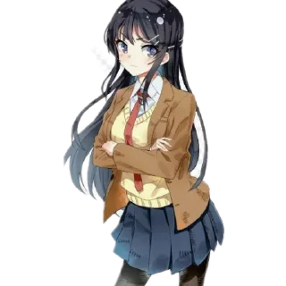 😏 emoji Senpai mai Telegram sticker 18 of 47