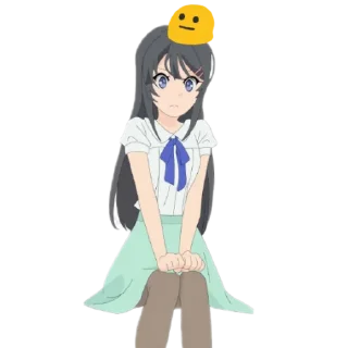 😐 emoji Senpai mai Telegram sticker 21 of 47