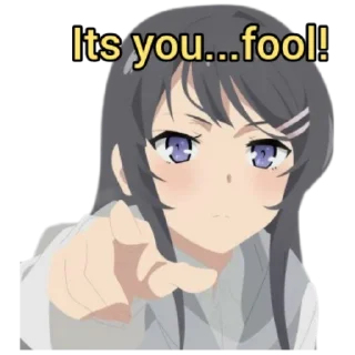 ‼️ emoji Senpai mai Telegram sticker 20 of 47