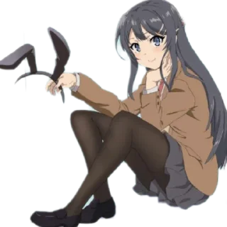 😌 emoji Senpai mai Telegram sticker 9 of 47