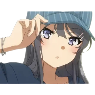 😮 emoji Senpai mai Telegram sticker 19 of 47