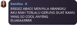 Sticker from gendis geulis