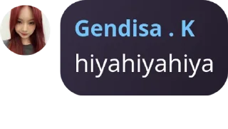 Sticker from gendis geulis