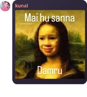 Sticker from kunal..s kang pack