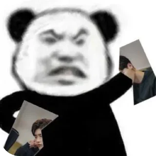 🙂 emoji (˃ ⌑ ˂ഃ ) 明懂快乐包 Telegram sticker 7 of 28