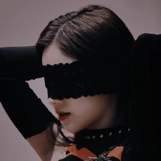 🖤 emoji heejin dark pck Telegram sticker 7 of 24