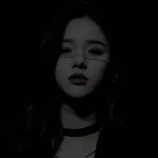 🖤 emoji heejin dark pck Telegram sticker 22 of 24