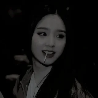 🖤 emoji heejin dark pck Telegram sticker 23 of 24