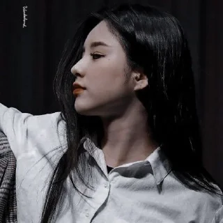 🖤 emoji heejin dark pck Telegram sticker 13 of 24