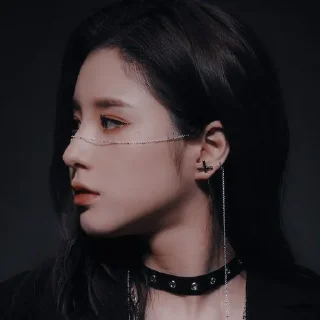 🖤 emoji heejin dark pck Telegram sticker 17 of 24