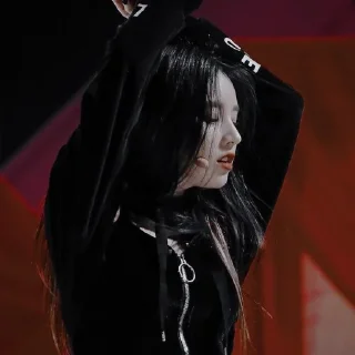 🖤 emoji heejin dark pck Telegram sticker 9 of 24