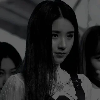 🖤 emoji heejin dark pck Telegram sticker 15 of 24
