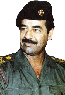 Sticker from Saddam