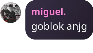 Sticker from miguel