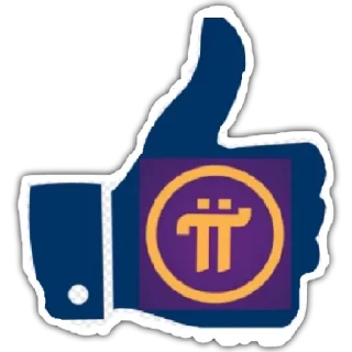 👍 emoji Pi Network Telegram sticker 1 of 16