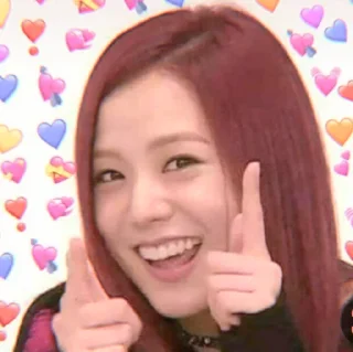 🤟 emoji : : @DRKNIE as Jisoo V2 Telegram sticker 18 of 25