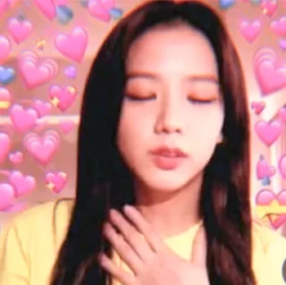 🤟 emoji : : @DRKNIE as Jisoo V2 Telegram sticker 13 of 25