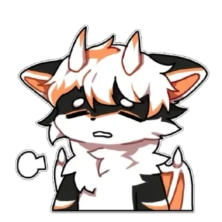 😔 emoji TR小狼龙 Telegram sticker 19 of 73