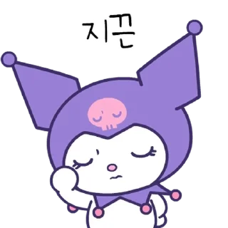 💬 emoji 룰루랄라 쿠로미 By @KakaoEmoticon Telegram sticker 23 of 24