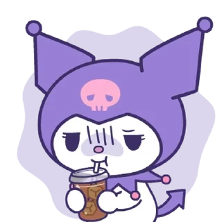 💬 emoji 룰루랄라 쿠로미 By @KakaoEmoticon Telegram sticker 2 of 24