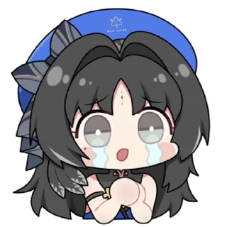 😭 emoji 鸣潮表情包 @zhaxia_cn Telegram sticker 6 of 16