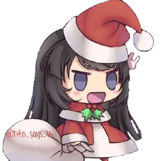🎅 emoji @wallpaper_kid @Anime_Sticker_noob Podaru Podaru Telegram sticker 13 of 61