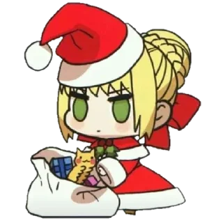 🎅 emoji @wallpaper_kid @Anime_Sticker_noob Podaru Podaru Telegram sticker 15 of 61