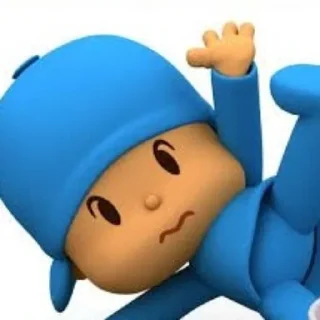 😟 emoji Pocoyo Telegram sticker 12 of 25
