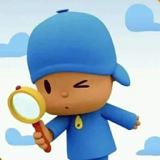 😧 emoji Pocoyo Telegram sticker 11 of 25