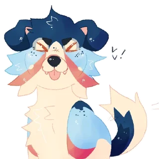 😝 emoji Indie the Collie Telegram sticker 6 of 120