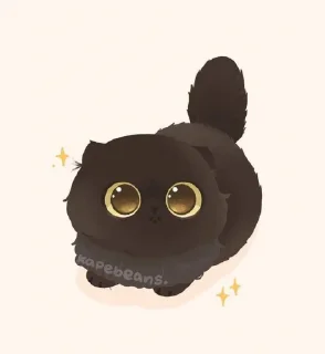 🐈‍⬛ emoji Cutie Cat- Miyamura Telegram sticker 6 of 68