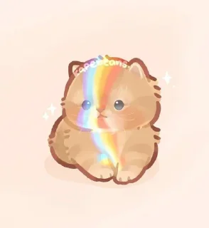 Sticker from Cutie Cat- Miyamura