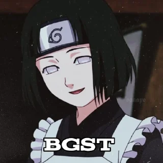 🦋 emoji Natsu Hyuga Telegram sticker 10 of 16