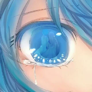 😭 emoji @wallpaper_kid @Anime_Sticker_noob anime eyes Telegram sticker 18 of 67