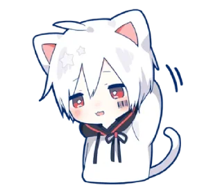 😚 emoji Mafumafu Sticker (cat) vol.2 @bistic Telegram sticker 7 of 40