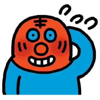 💬 emoji 블루 &amp; 옐로 By @KakaoEmoticon Telegram sticker 14 of 40