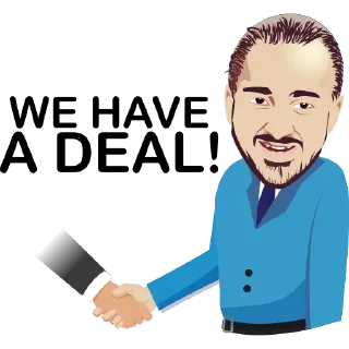 🤝 emoji Evan Telegram sticker 22 of 28