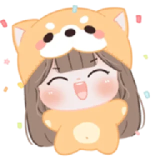 Sticker from Chubby Baby Girl - Shiba | @cutestickers4you