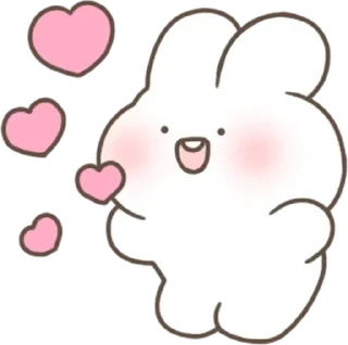 💬 emoji 행복한 슈크림 토끼 슈야 3 By @KakaoEmoticon Telegram sticker 2 of 24