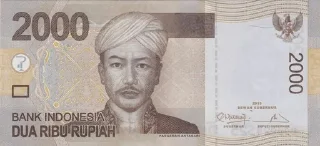 Sticker from money