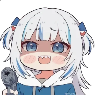 ❄️ emoji Neko. @Anime_Sticker_noob Telegram sticker 4 of 75