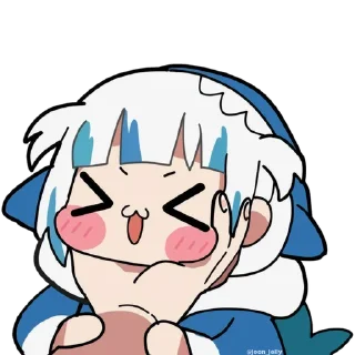 ❄️ emoji Neko. @Anime_Sticker_noob Telegram sticker 7 of 75