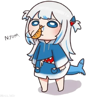 ❄️ emoji Neko. @Anime_Sticker_noob Telegram sticker 19 of 75