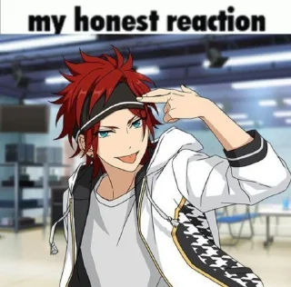 Sticker from My honest reaction