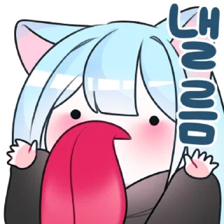 💬 emoji 겁쟁이 고양이 먀오 By @KakaoEmoticon Telegram sticker 17 of 32